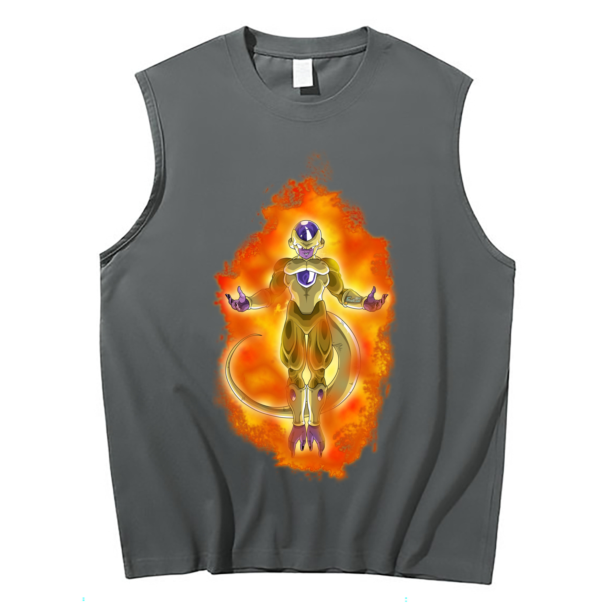 （画像用） ドラゴンボール フリーザ DRAGON BALL Frieza コットン100％タンクトップ（フロントプリント）
